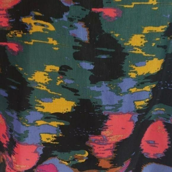 Tramps Summer Abstract Print Tank Top Sz 36 - Picture 3 of 6